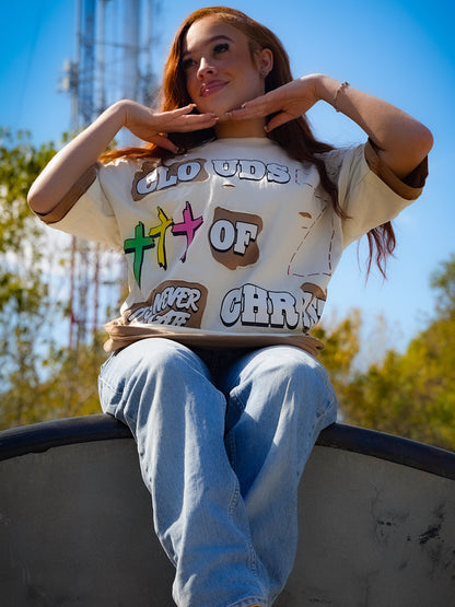 CloudsofChrist “Tan” Double layered Shirt (limited)